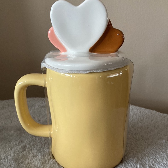 Rae dunn love is human mug with lid BRAND NEW - Picture 2 of 2